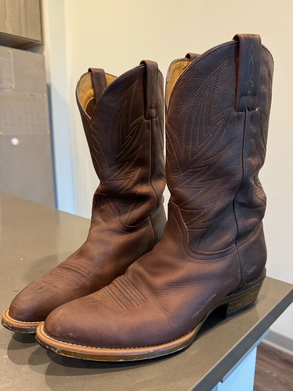 Men’s Cody James Brown Leather Western cowboy Boots
